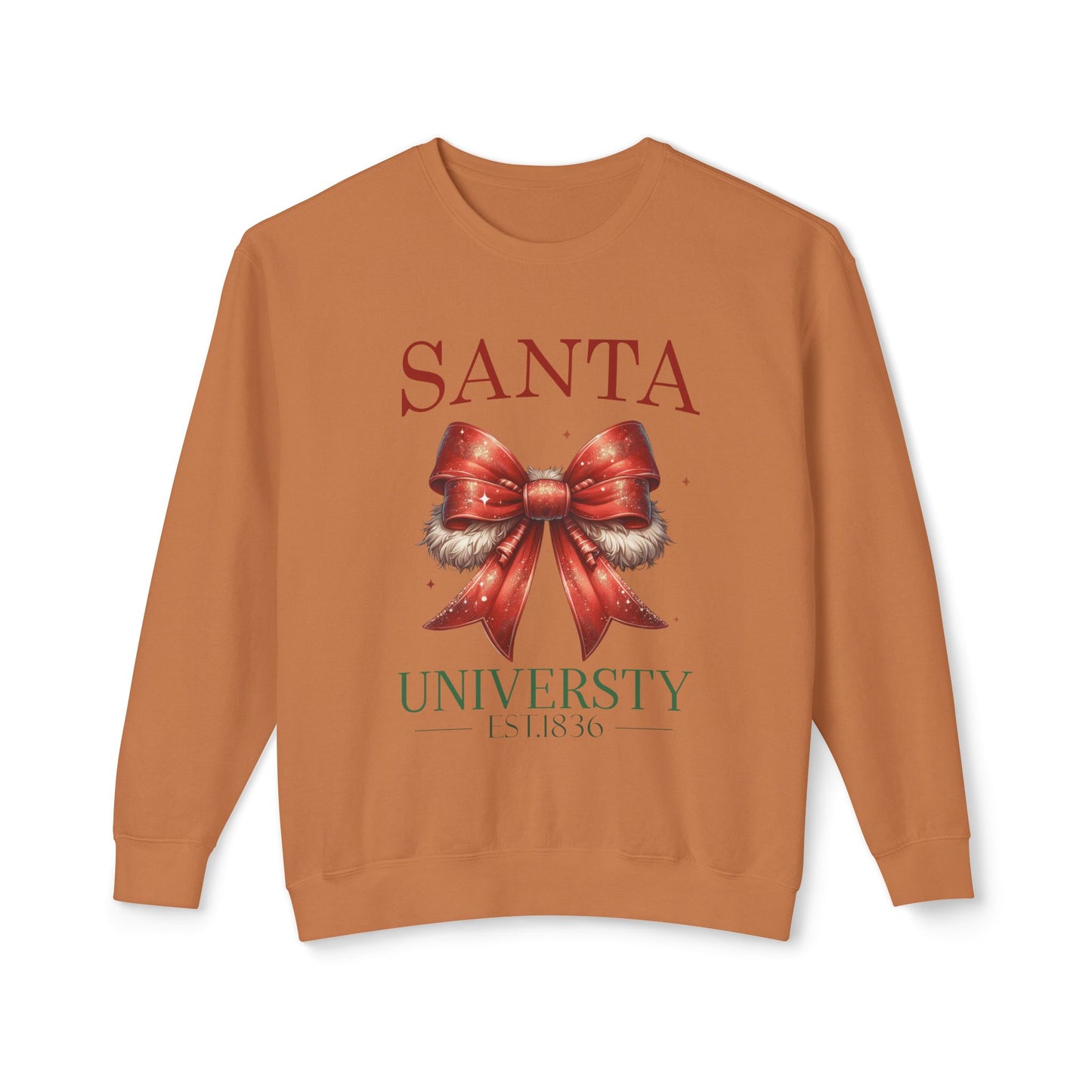 Santa Universuty Unisex Lightweight Crewneck Sweatshirt