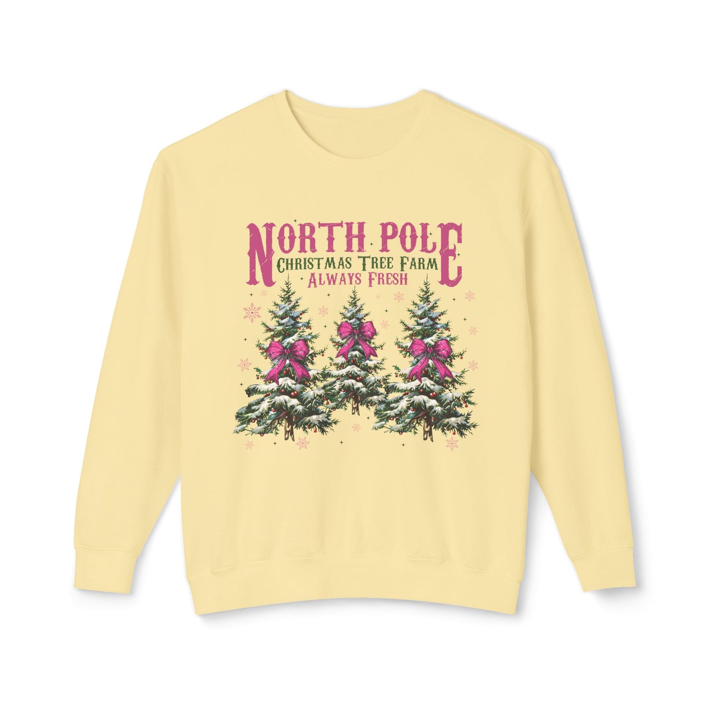 North Pole Tree Farm Holiday Sweatshirt