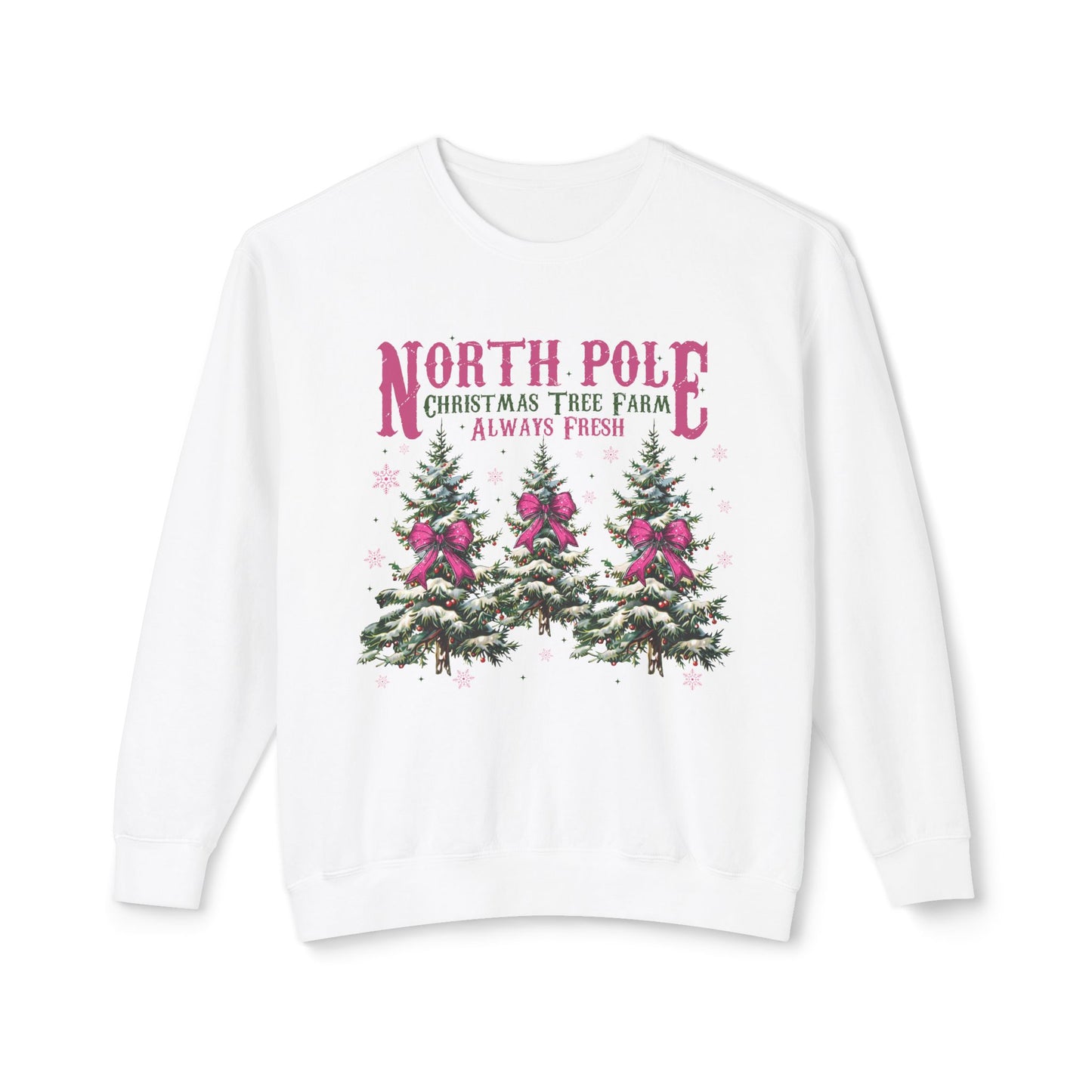 North Pole Tree Farm Holiday Sweatshirt