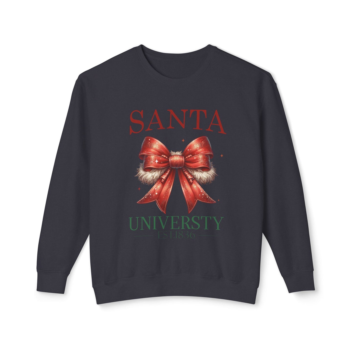 Santa Universuty Unisex Lightweight Crewneck Sweatshirt