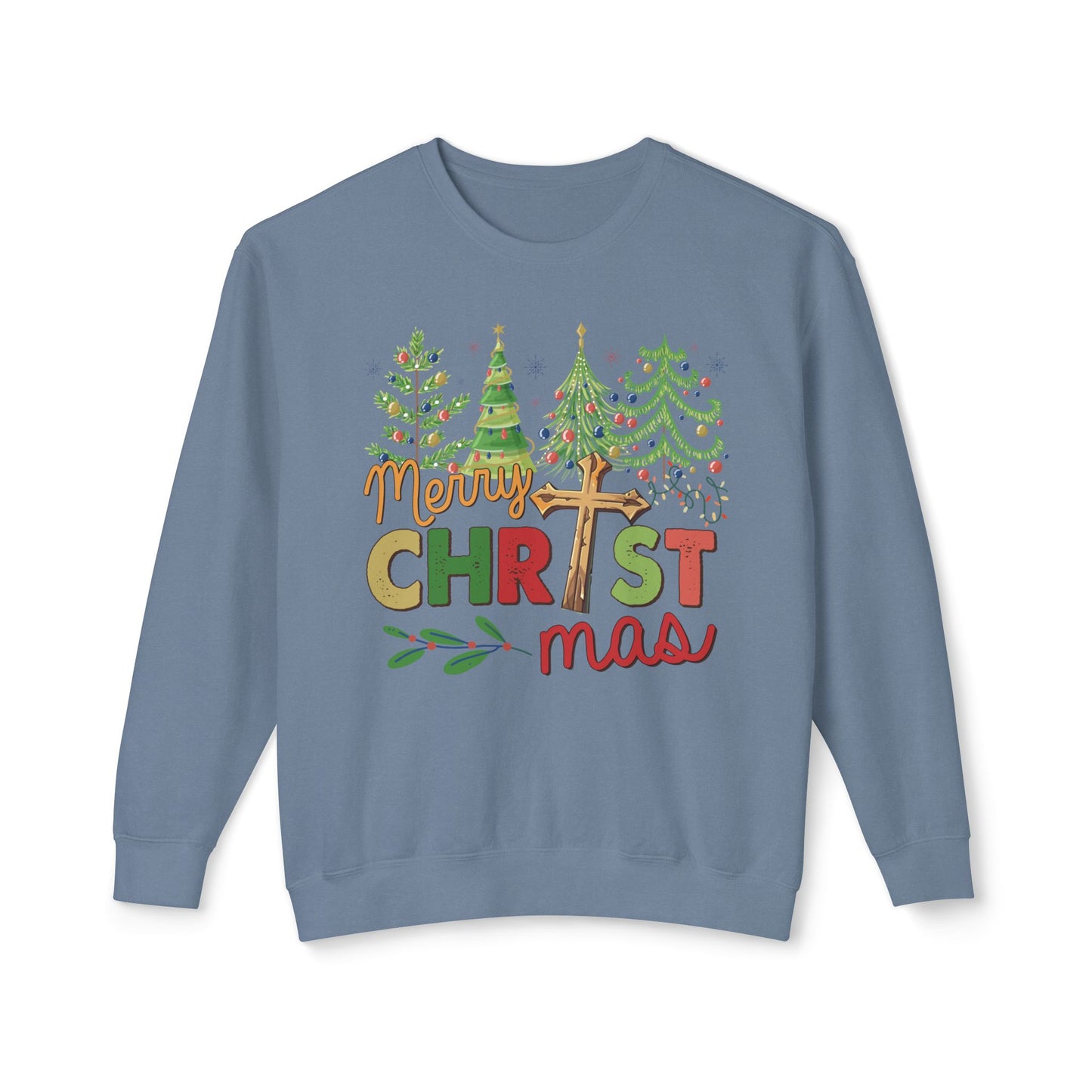 Christ-mas Trees Merry Christmas Unisex Sweatshirt