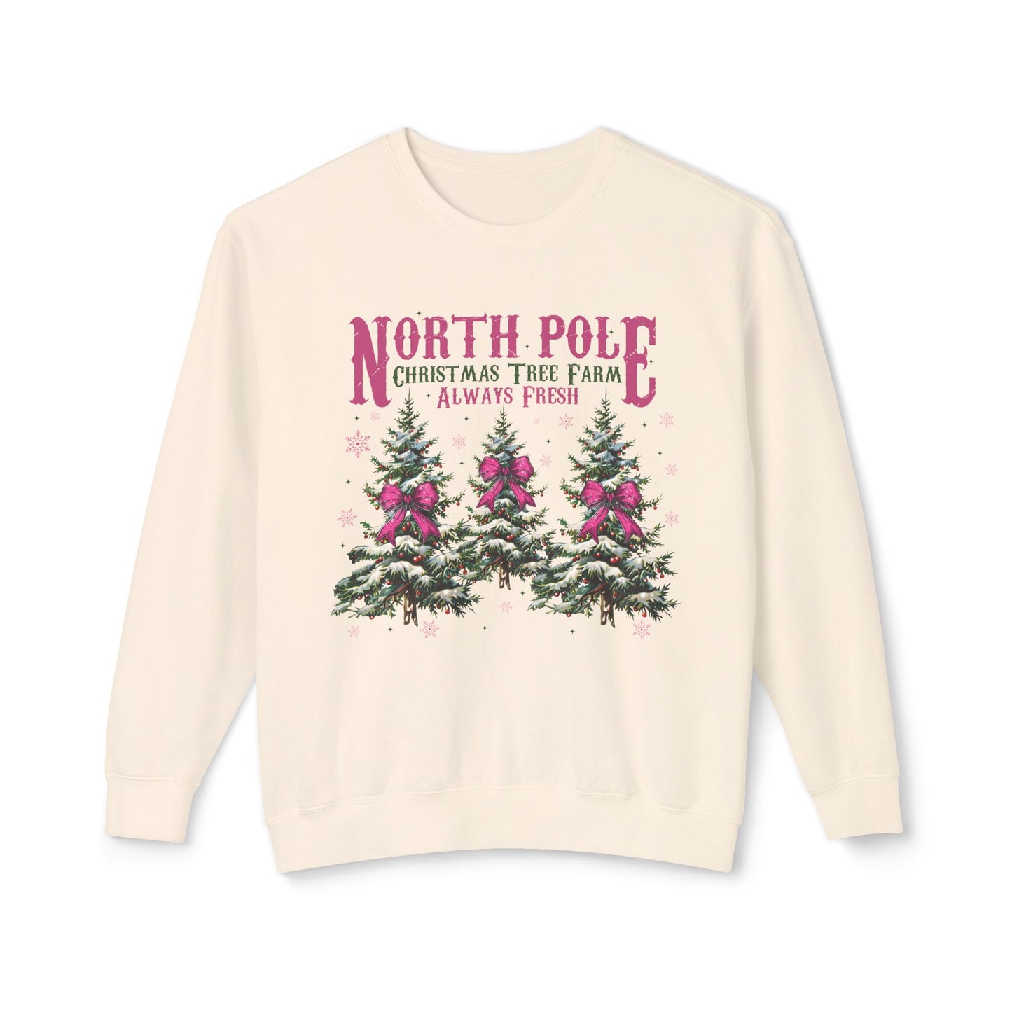 North Pole Tree Farm Holiday Sweatshirt