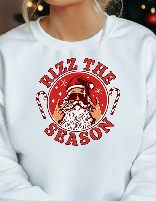 Rizz the Season Santa Sweatshirt Unisex