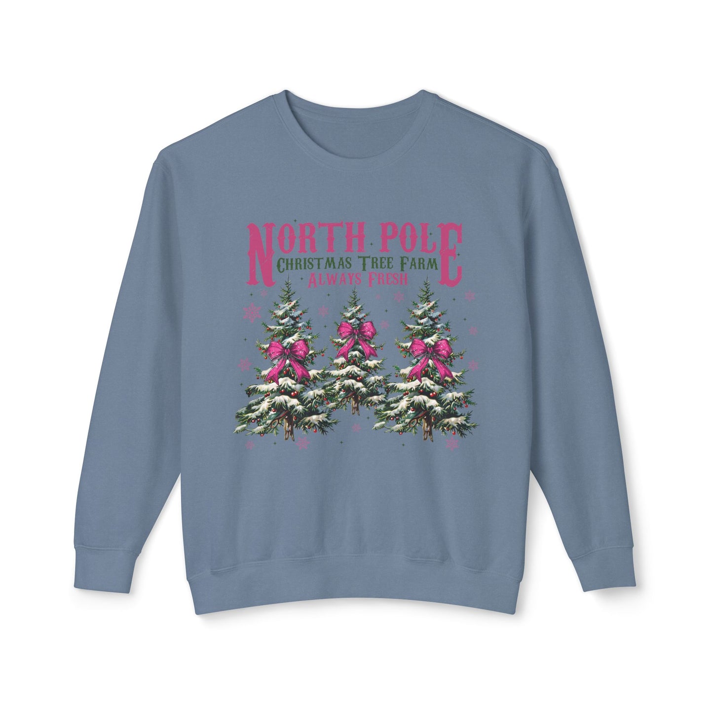 North Pole Tree Farm Holiday Sweatshirt