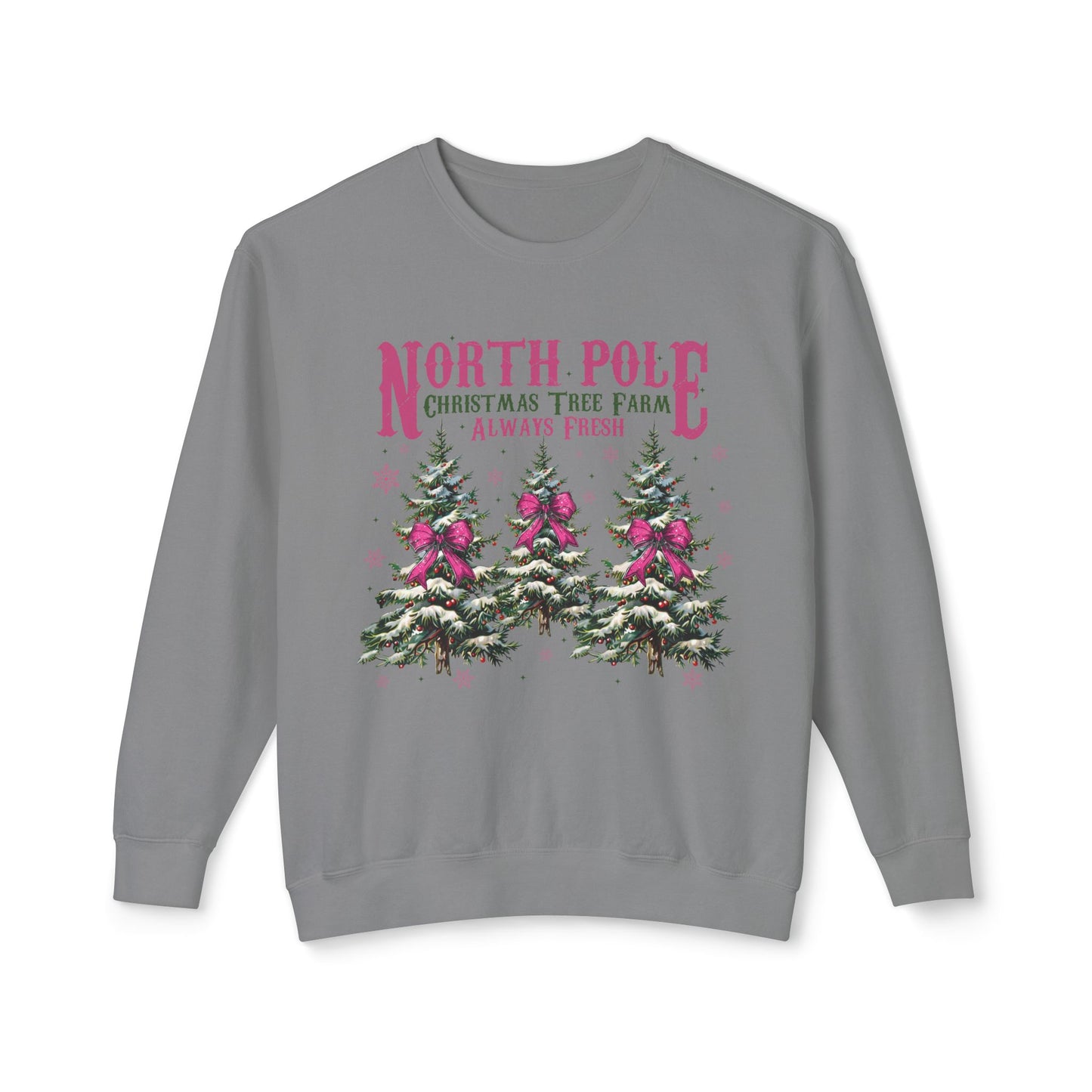 North Pole Tree Farm Holiday Sweatshirt