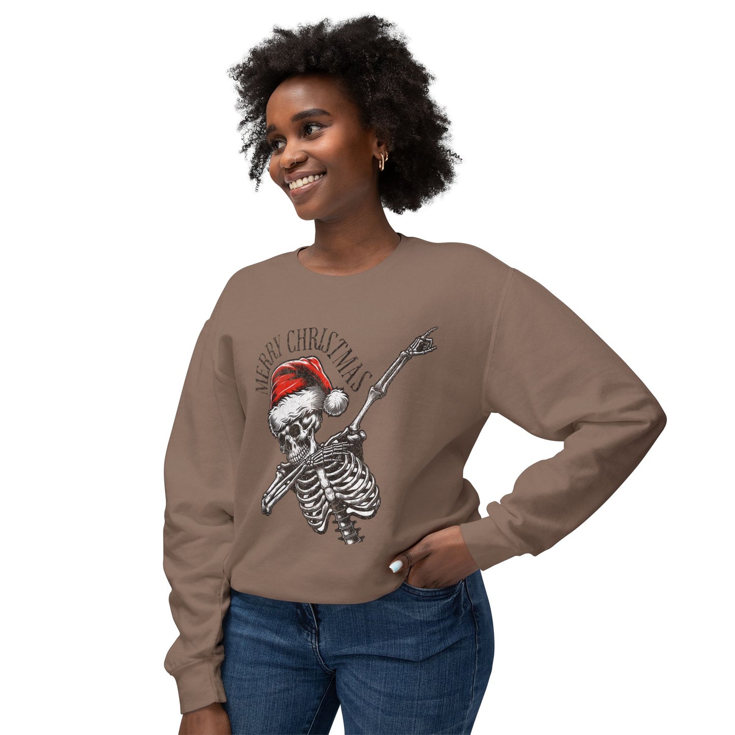 Christmas Skeleton Crewneck Sweatshirt