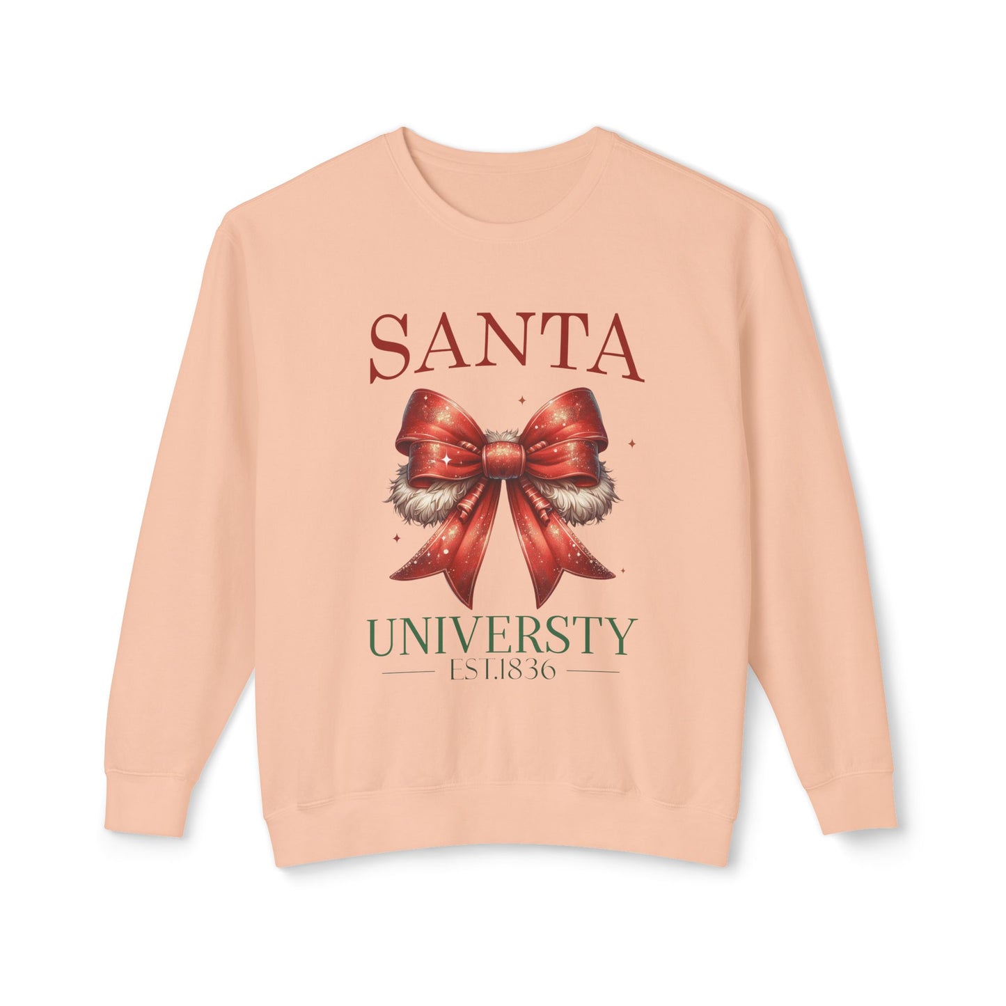 Santa Universuty Unisex Lightweight Crewneck Sweatshirt