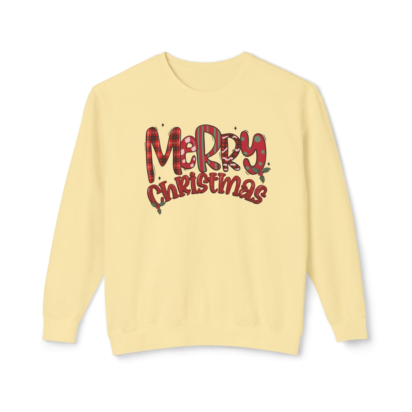 Christmas Unisex Crewneck Sweatshirt - Merry Christmas Design